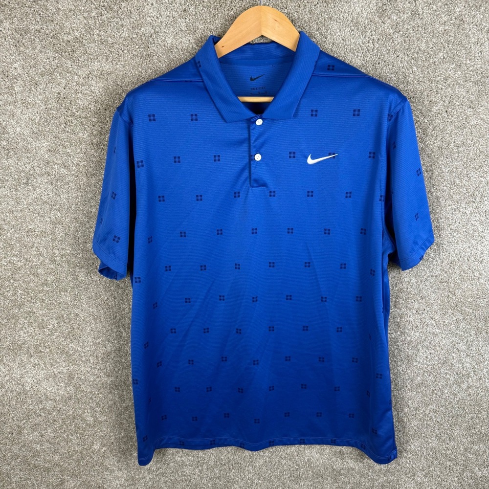 Nike Golf Dri Fit Lot of 3 Men's XL Blue Polo Shirt Performance Golf - Picture 7 of 10
